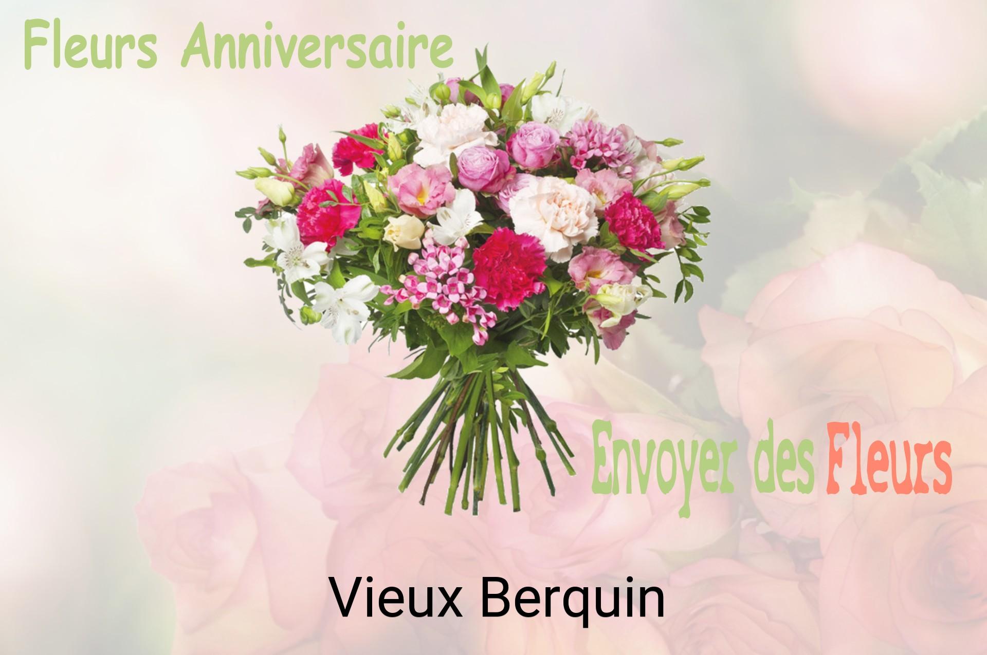 Bouquet de fleurs d’anniversaire livré à Vieux-Berquin